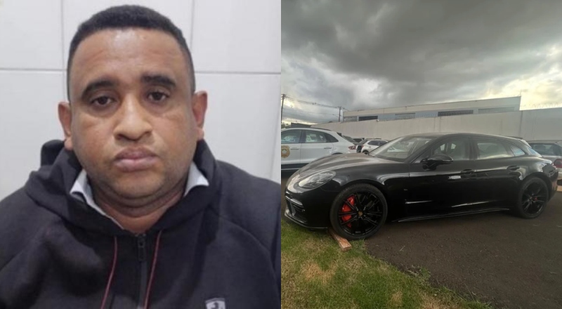 Vulgo “Vovozona do CV” tem Porsche de R$ 1 milhão apreendido