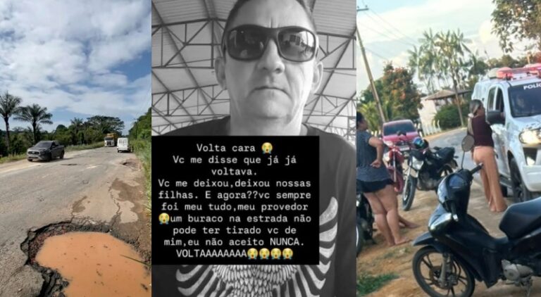 Esposa desaba após marido morrer em acidente na AM-010: Justiça!