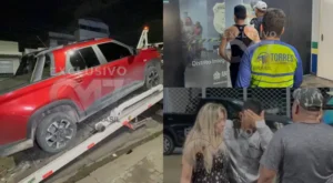 Dupla alcoolizada é presa após atropelar motociclista e passageira