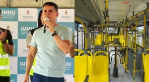 Prefeito David Almeida entrega 10 novos ônibus e melhora transporte
