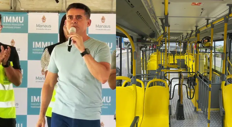 Prefeito David Almeida entrega 10 novos ônibus e melhora transporte