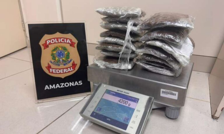PF intercepta duas tentativas de tráfico de drogas no Amazonas