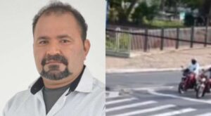 Vídeo mostra momento em que candidato a deputado estadual é atropelado