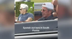 Morador da Flórida filma homem parecido com Jeffrey Epstein dirigindo