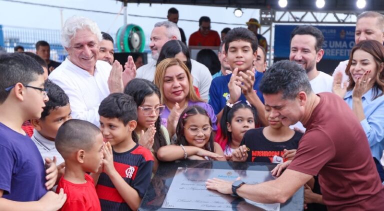 Prefeito David Almeida lança pedra do Aquário de Manaus e turismo