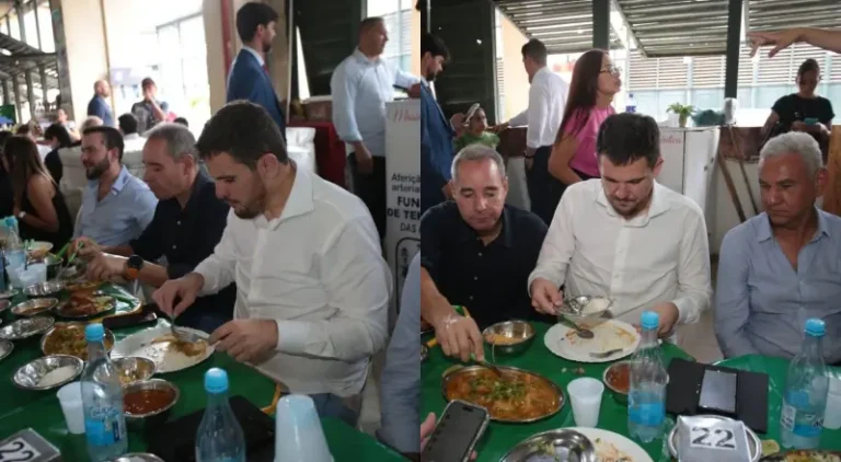 Compromisso com Manaus e valorização do Centro: almoço no Adolpho Lisboa