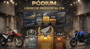 Honda, Yamaha e JTZ: líderes em motos na Zona Franca de Manaus
