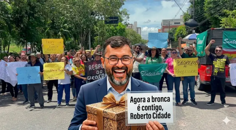 “Presentão” de despedida: Wilson Lima retira plano de saúde dos professores