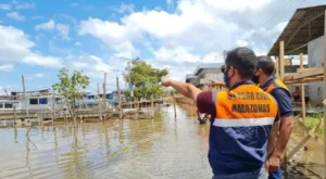 Cheia dos rios emite alerta para 12 municípios do Amazonas