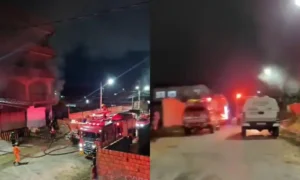 Incêndio em depósito de reciclagem assusta moradores e deixa danos
