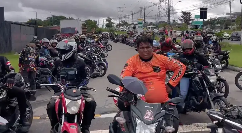 “Tudo parado!”: Motociclistas protestam contra o PL 152/2025