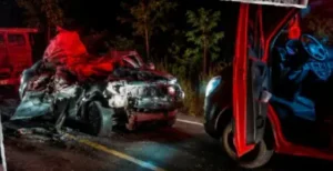 Acidente fatal mata cinco pessoas da mesma família em estrada