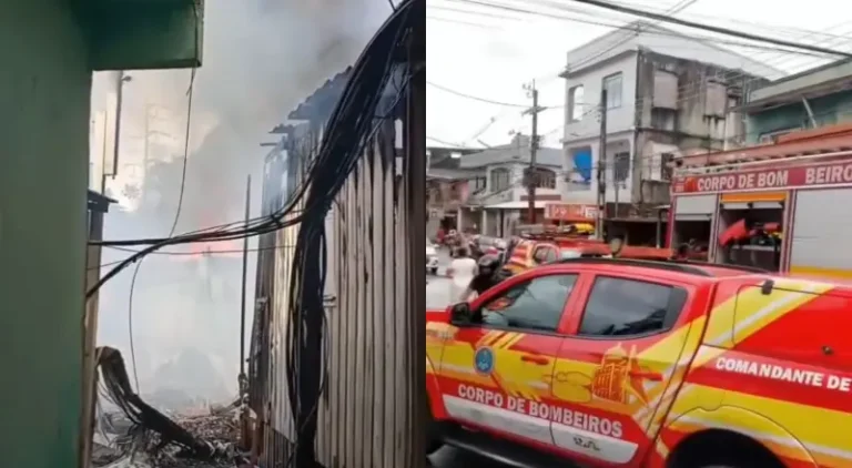 Incêndio no São Jorge já destruiu três casas e clama por ajuda