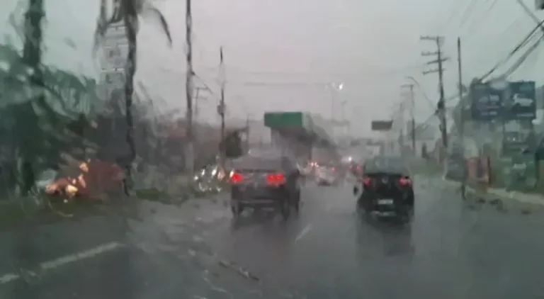 Temporal atinge Manaus neste domingo (3) e gera alerta