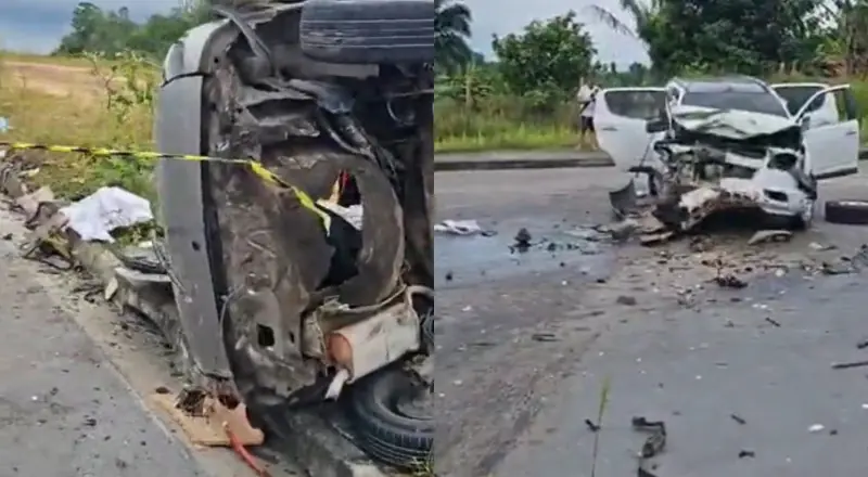 Tragédia: acidente entre carros em Manaus causa morte trágica