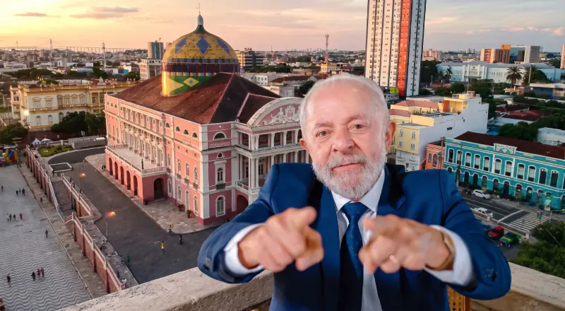 Lula desembarca em Manaus com R$ 7 bilhões para infraestrutura