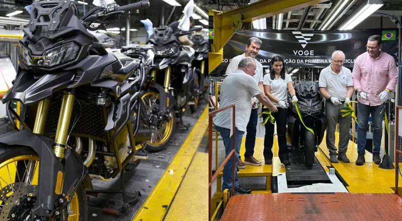 VOGE na ZFM: motos premium chinesas começam a ser produzidas no Brasil