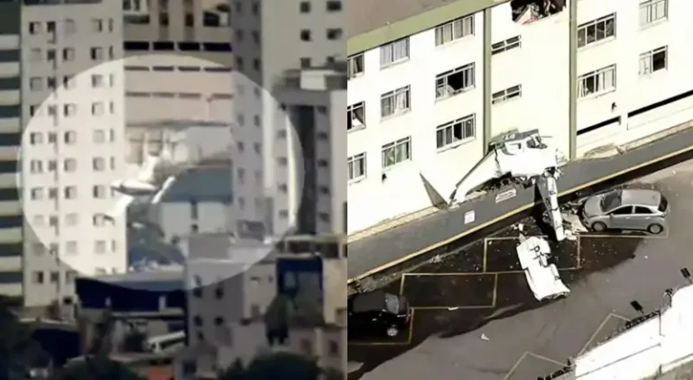 Tudo filmado: tragédia de avião em Belo Horizonte deixa duas vítimas