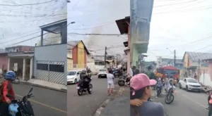 A casa da vizinha tá pegando fogo! Moradores em pânico!