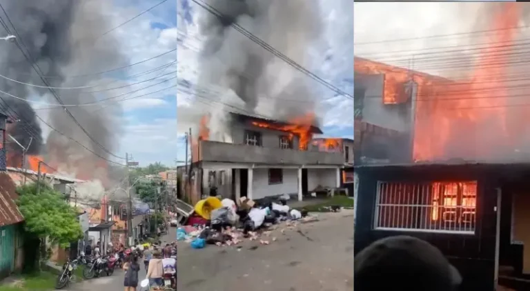 Incêndio de grandes proporções destrói casas em Coari