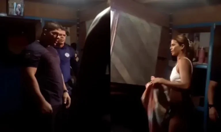 Suposto PM é filmado agredindo mulher em Eirunepé; veja o vídeo.