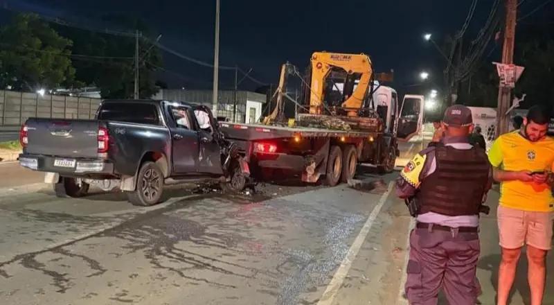 Empresário escapa da morte após colisão em Manaus