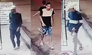 Imagens mostram criminosos cercando padaria antes de assassinato em Manaus.