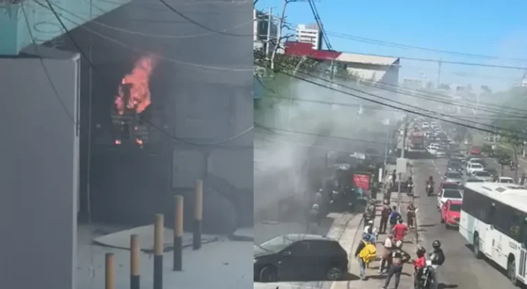 Incêndio em estrutura elétrica gera tensão e desafios na Djalma Batista