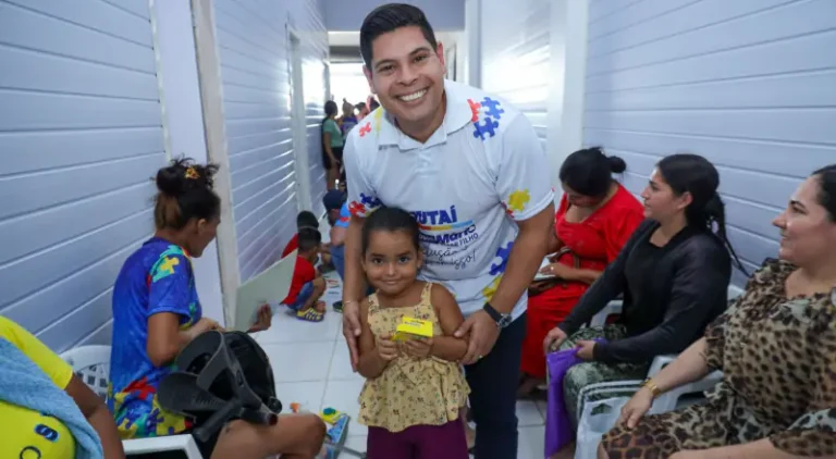 Deputado Mário César Filho leva Ação Laudo Azul e apoia crianças autistas