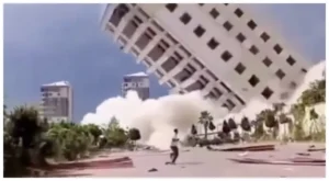 Perdas e desespero! Prédio desaba em terremoto na Venezuela