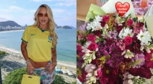Virginia Fonseca recebe flores de admirador secreto e surpresas