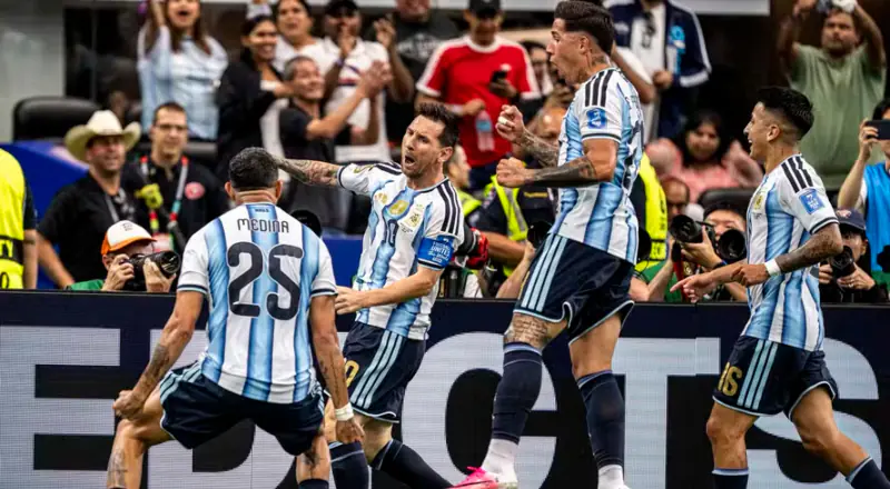 Drama ao alívio hermano: Messi brilha e avança Argentina