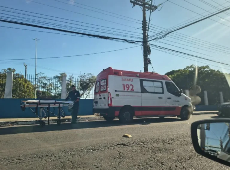 Vítima de colisão violenta recebe atendimento rápido em Manaus