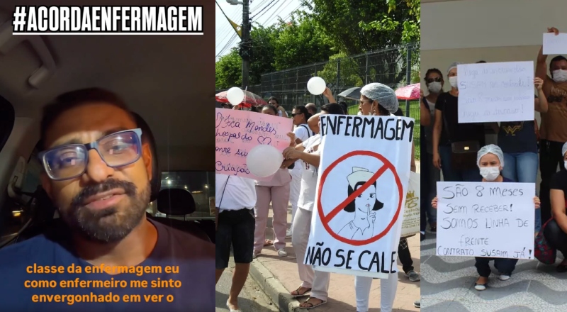 "Já são 8 meses sem salários: enfermeiro pede respostas urgentes"