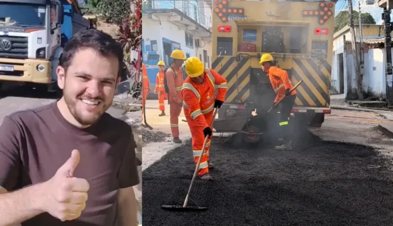 Em pleno domingo, prefeito Renato Junior pauta tapa-buracos em Manaus