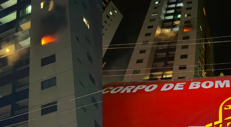 Incêndio atinge apartamento no condomínio de Ilhas Gregas, alerta importante sobre segurança