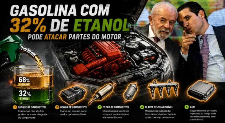 Prepare o motor do seu veículo: adote a nova gasolina com etanol