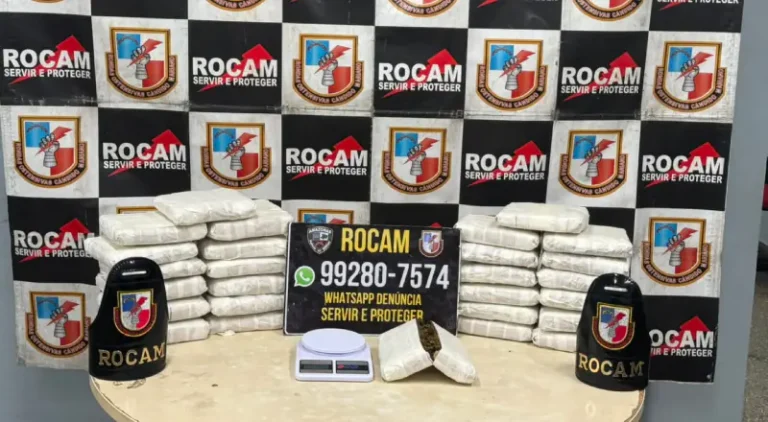 Rocam apreende 27 tabletes de maconha e combate o tráfico em Manaus