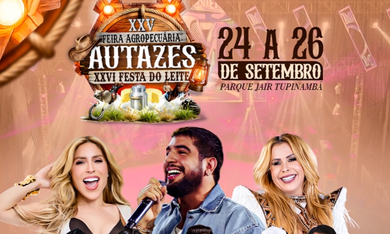 Autazes anuncia Manu Bahtidão e Nattan na Festa do Leite