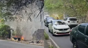 Incêndio de grandes proporções atinge Parque 10 e preocupa moradores