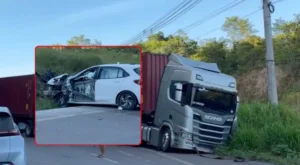 Acidentes deixam a BR-174 bloqueada e causam congestionamento urgente
