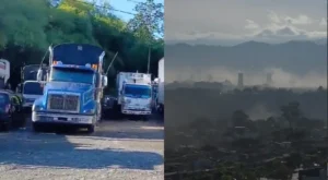 Assustador: terremoto na Colômbia provoca nuvens de poeira