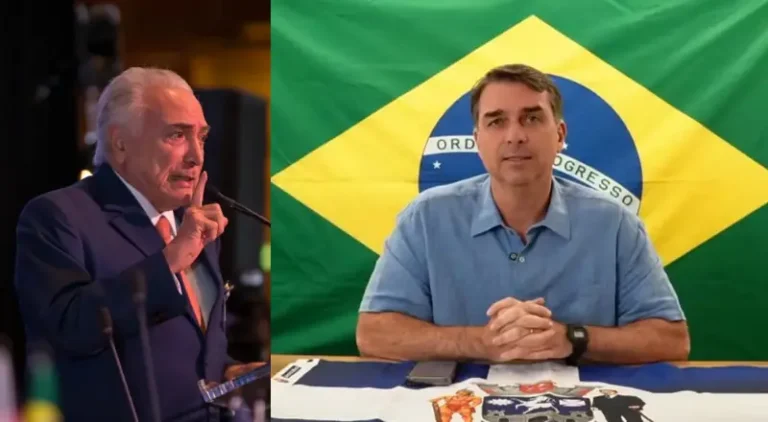 Michel Temer anuncia apoio a Flávio Bolsonaro no 2º turno eleitoral