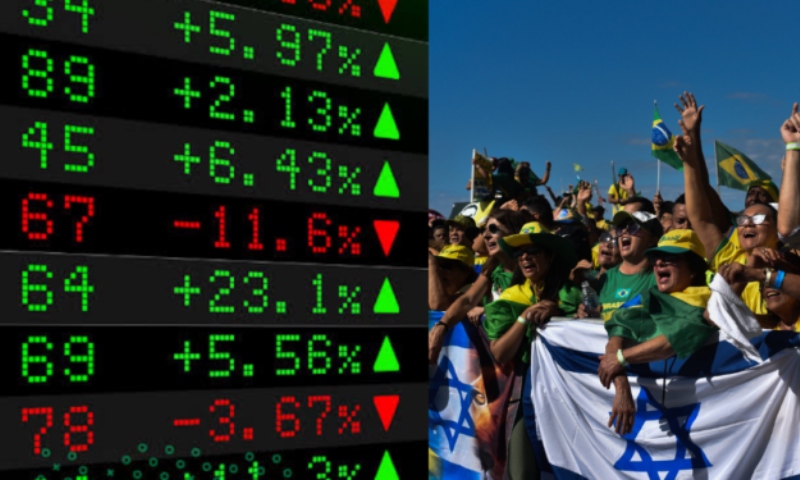 Ibovespa dispara e beira recorde histórico com Flávio a 52%